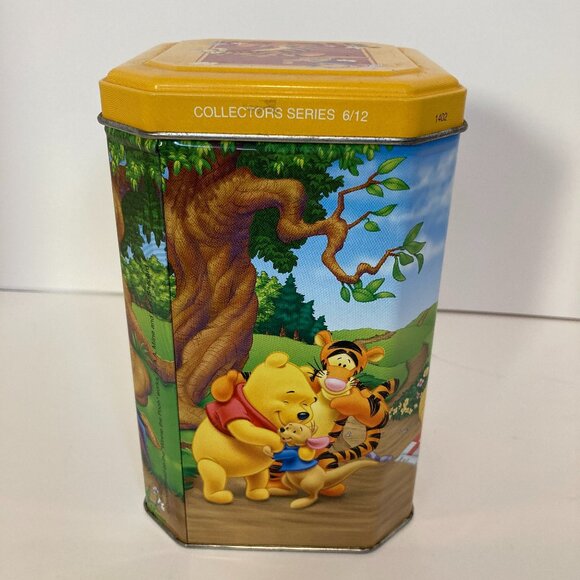 Vintage Disney Winnie The Pooh Friends Collectors Series Tin Empty 7/12 - Picture 2 of 8